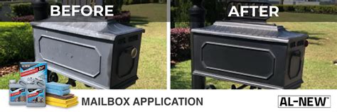 how to clean metal letter box|how to clean black metal mailbox.